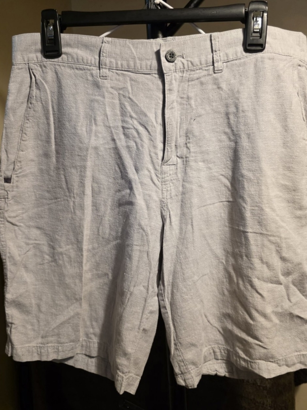 Patagonia Light Gray Men's Casual Flat-Front Shorts